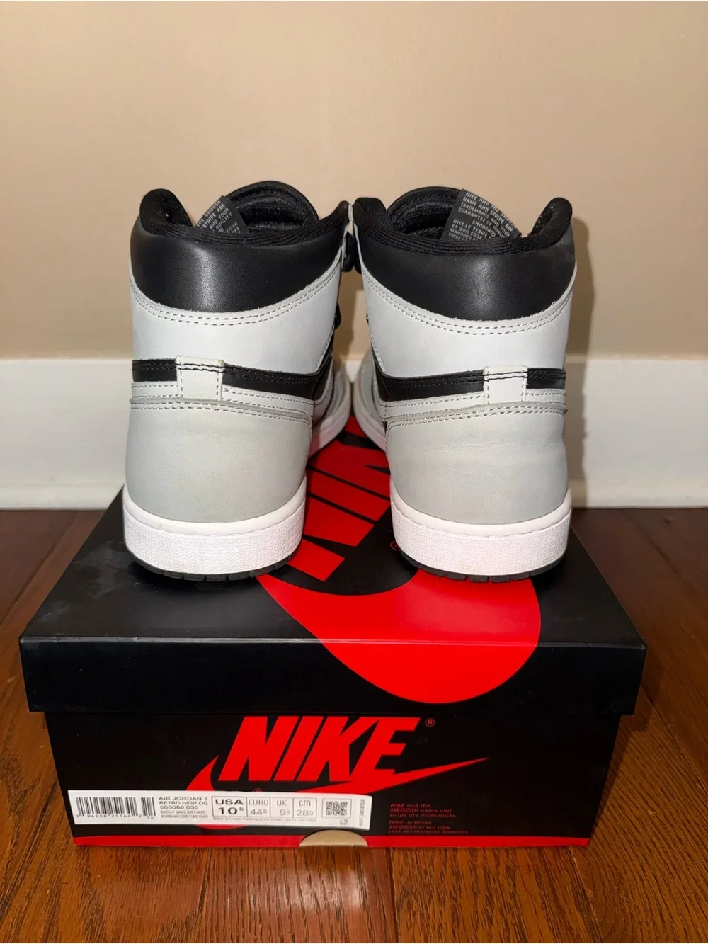 Nike Air Jordan 1 High “Shadow 2.0” Size 10.5M - Fast Shipping!!